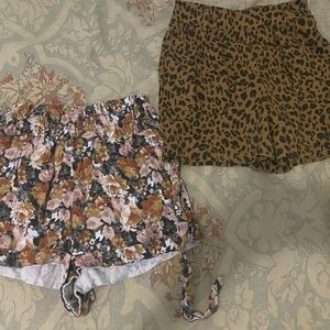 BOGO SHORTS FLORAL LEOPARD